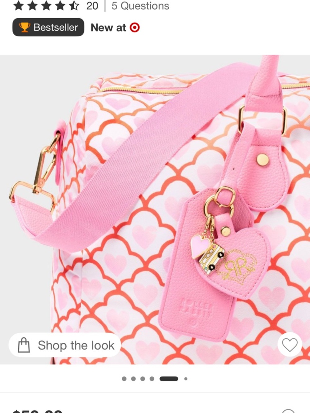Roller Rabbit x Target Collab Weekender Bag - Women's Travel Tote - Picture 3 of 6